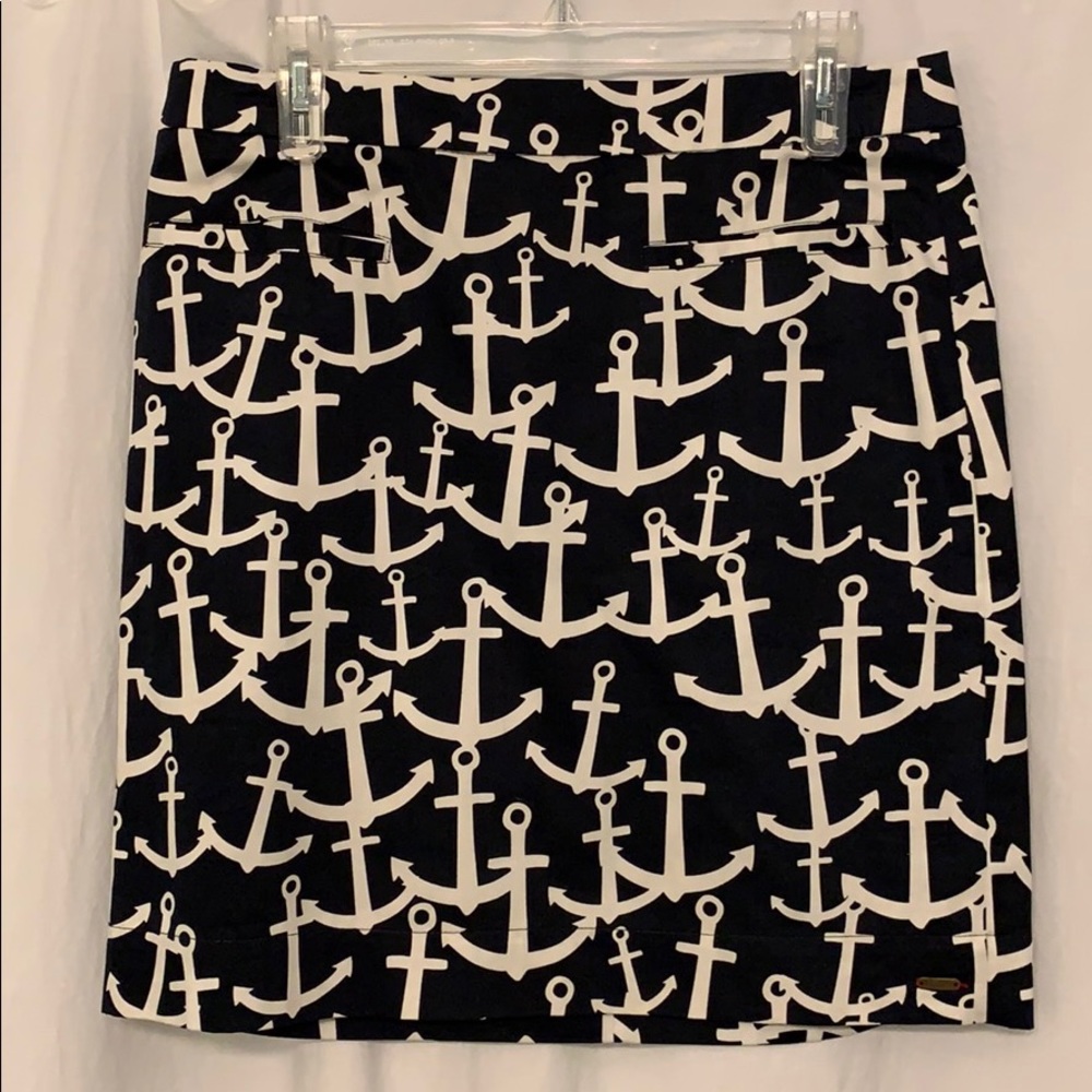 Adorable nautical skirt!